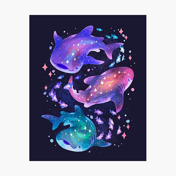 Cosmic Whale Shark Photographic Print