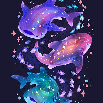 Artwork thumbnail, Cosmic Whale Shark by Requinoesis