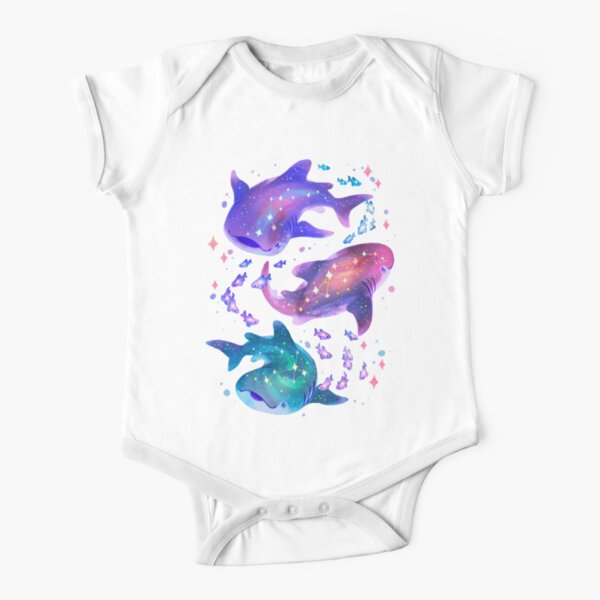 Kosmischer Walhai Baby Body Kurzarm
