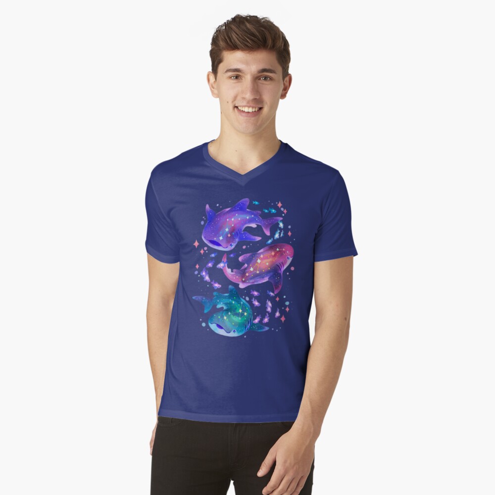 Item preview, V-Neck T-Shirt designed and sold by Requinoesis.