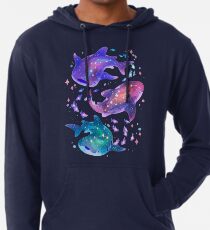 Kosmischer Walhai Leichter Hoodie