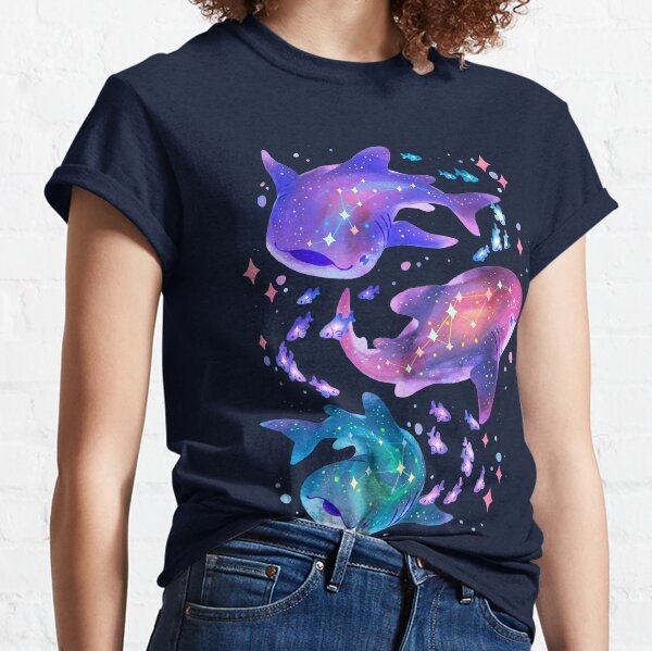 Women's Fish Logo Shirt, Fishing Gift Hoodie, Angler Fishing Salmon T-Shirt  with V-Neck, blue : : Fashion