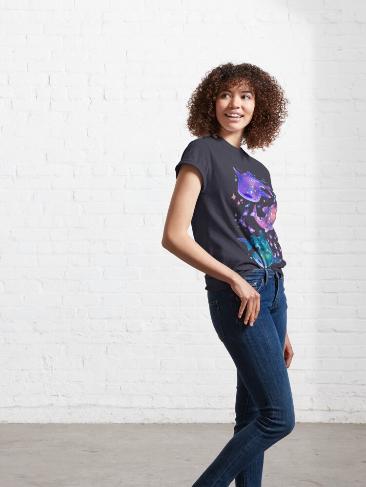 Alternate view of Cosmic Whale Shark Classic T-Shirt