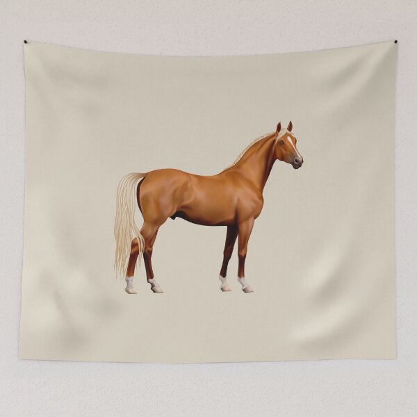 Item preview, BROWN HORSE ON BONE designed and sold by PetsandBeyond.