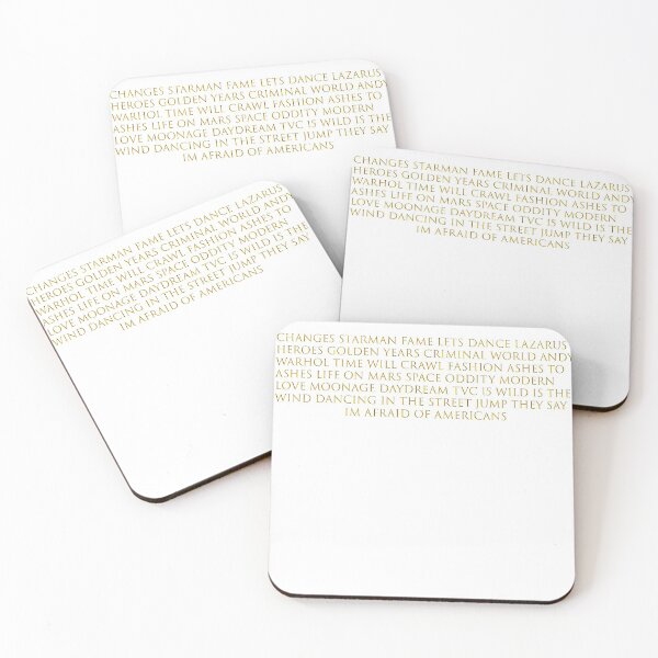 Item preview, David bowie lyrics designed and sold by katiehofm.