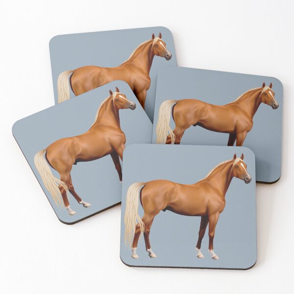 Item preview, BROWN HORSE ON CADET GREY designed and sold by PetsandBeyond.