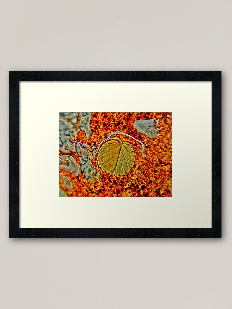 Alternate view of Floating Leaf Framed Art Print