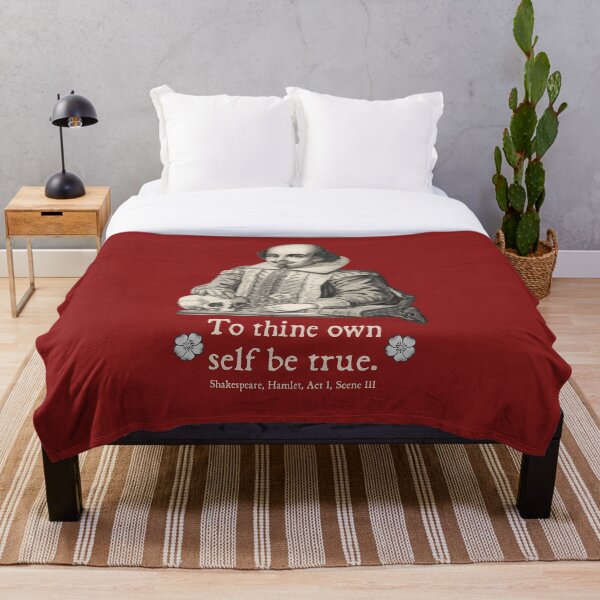 Item preview, Shakespearean quote from Hamlet - To thine own self be true designed and sold by bushwombat.