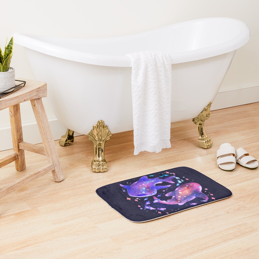 Cosmic Whale Shark Bath Mat