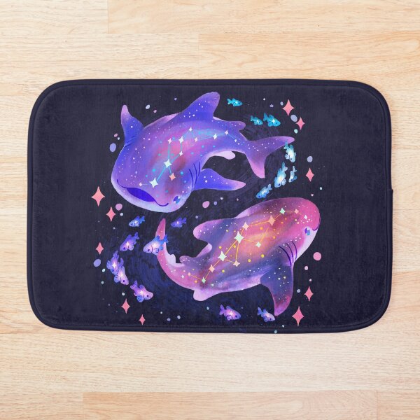Cosmic Whale Shark Bath Mat