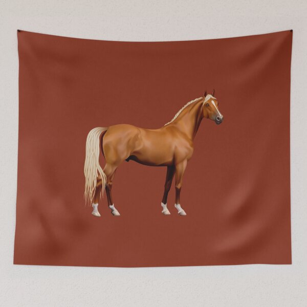 Item preview, BROWN HORSE ON SIENNA designed and sold by PetsandBeyond.