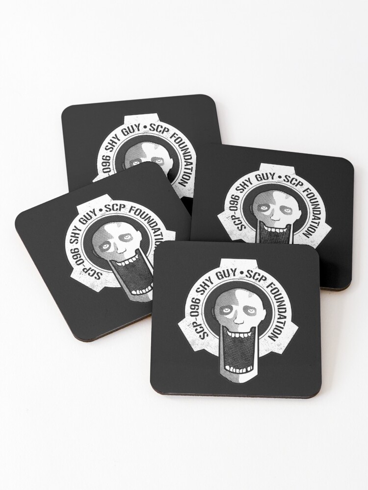 Scp 096 Shy Guy Scp Foundation Coasters Set Of 4 By Opalskystudio Redbubble