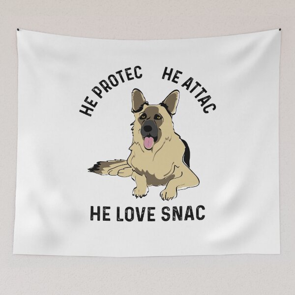 Item preview, Funny German Shepherd Protec Dog Lover Gifts designed and sold by oberdoofus.