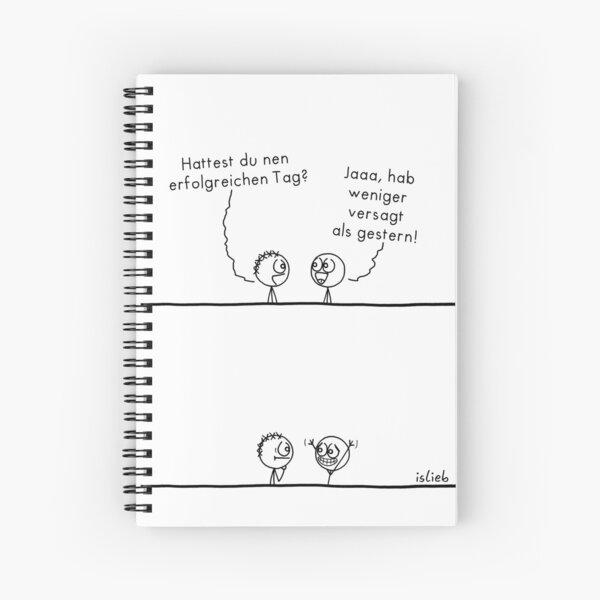 Erfolgreicher Tag islieb Comic Spiralblock