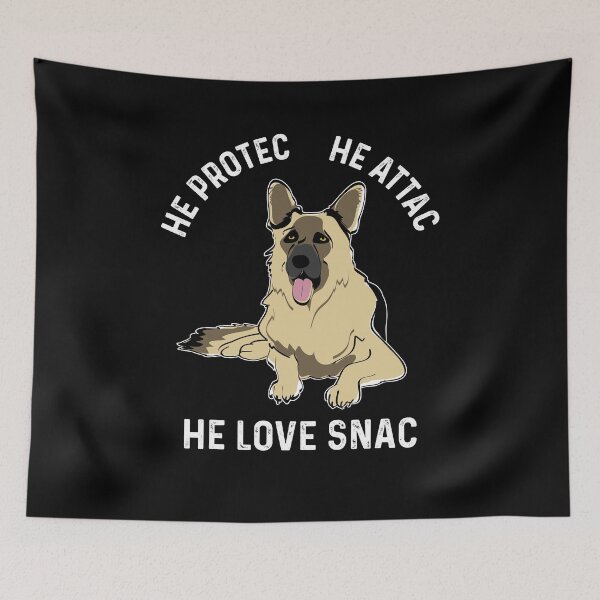 Item preview, Funny German Shepherd Protec Dog Lover Gifts designed and sold by oberdoofus.