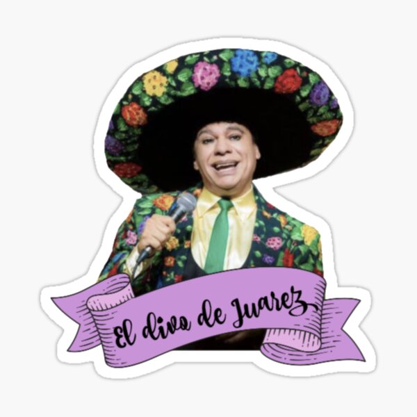 El Divo De Juarez Pegatina