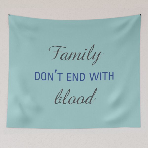 Item preview, Family don't end with blood. designed and sold by phoenixlite.
