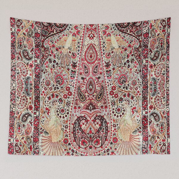 Aperçu de l'œuvre Impression de tapis persan du sud de Kerman créée et vendue par Vicky Brago-Mitchell®.