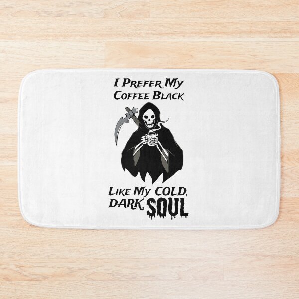 Item preview, Grim Reaper Loves Black Coffee Coffee Fan Gift designed and sold by oberdoofus.