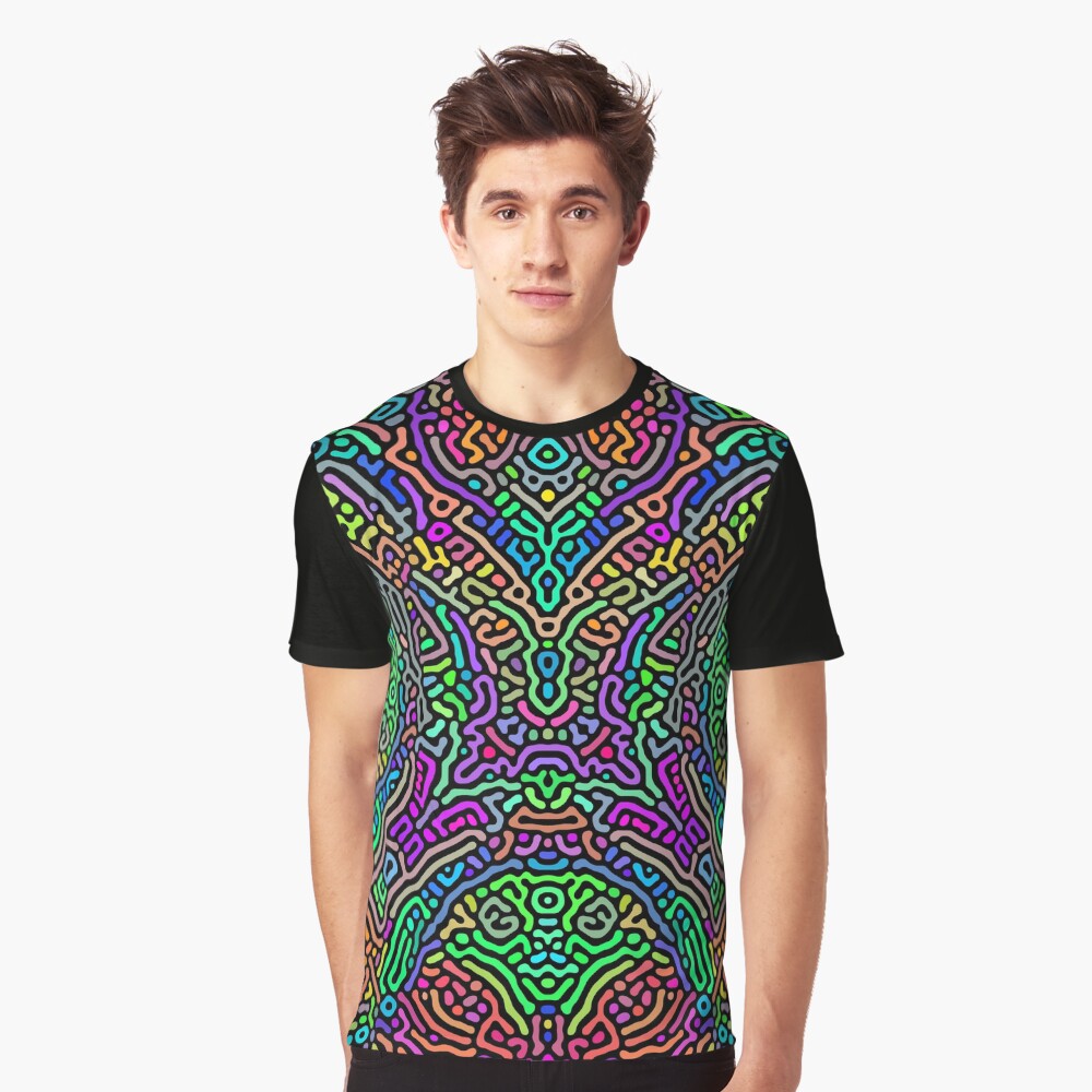 Freaky Stencil Graphic T-Shirt