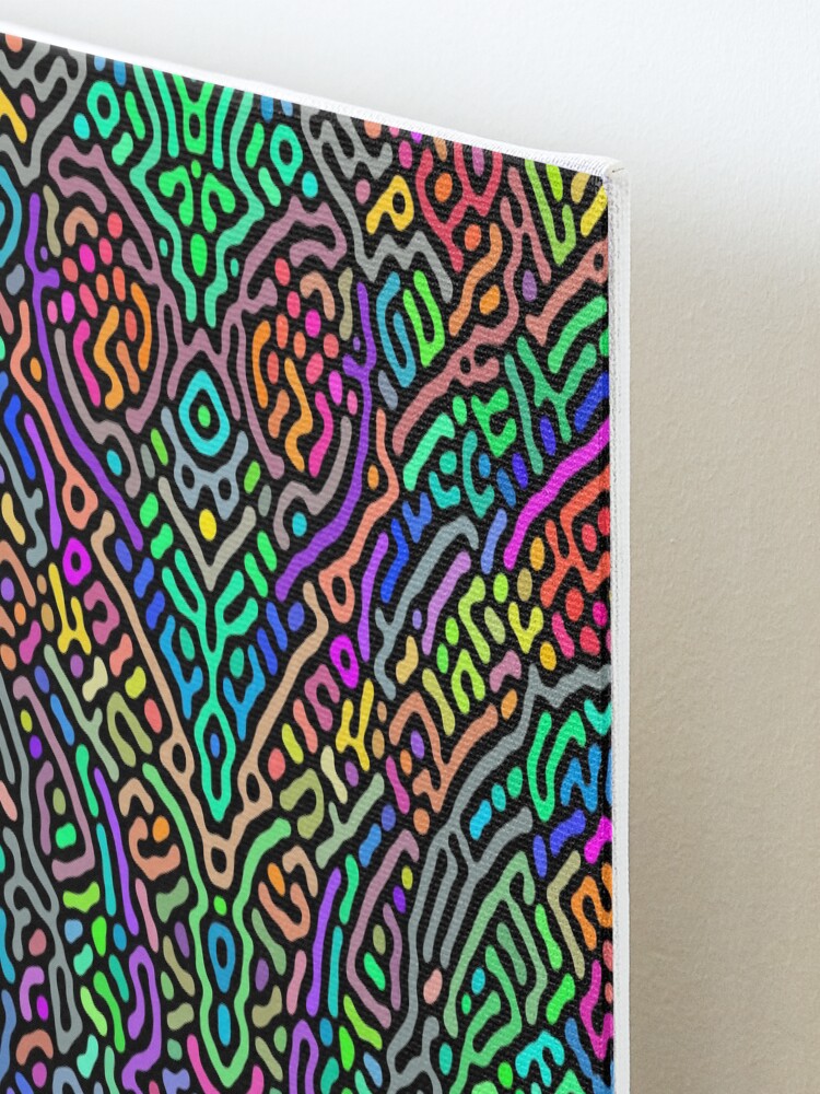 Alternate view of Freaky Stencil Mounted Print