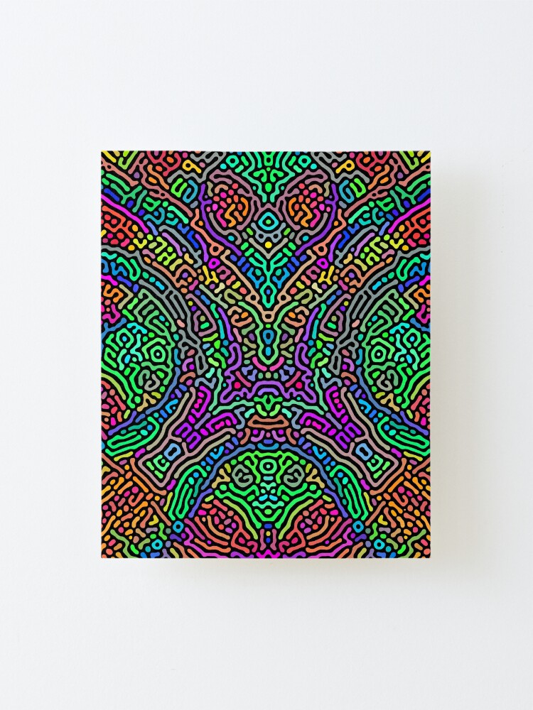 Alternate view of Freaky Stencil Mounted Print