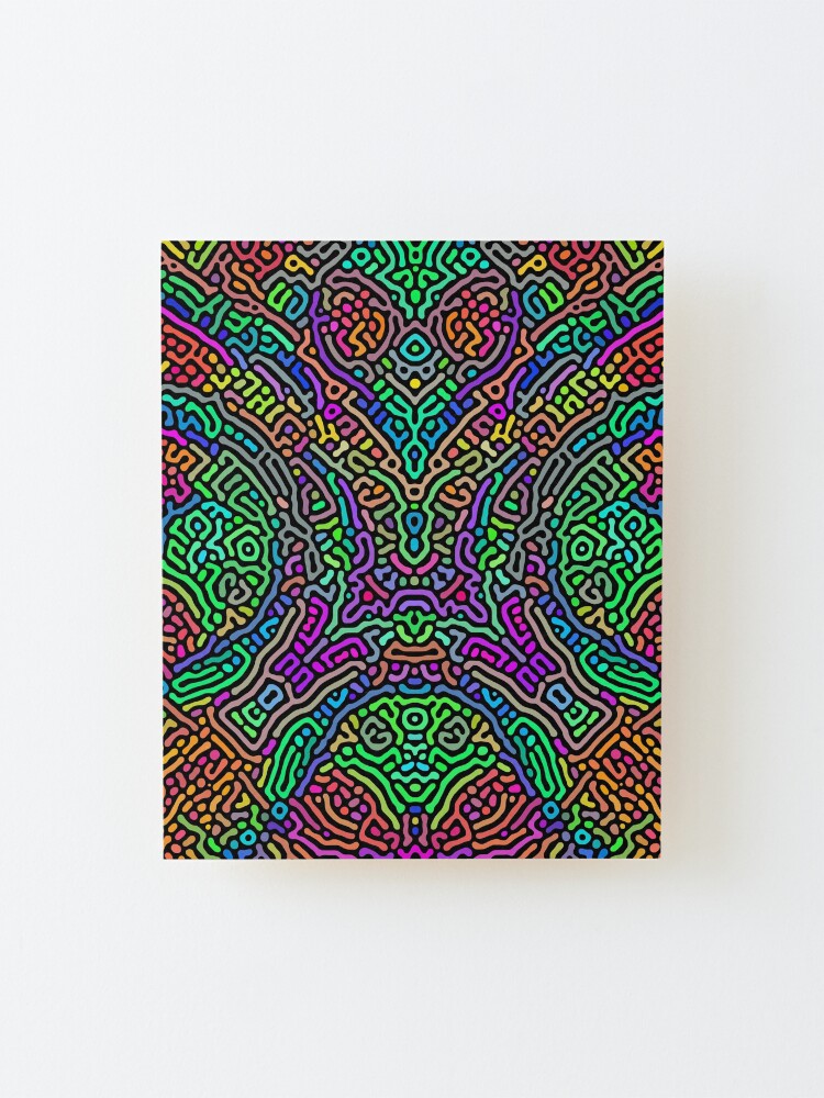 Alternate view of Freaky Stencil Mounted Print