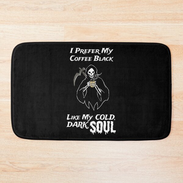 Item preview, Grim Reaper Loves Black Coffee Coffee Fan Gift designed and sold by oberdoofus.