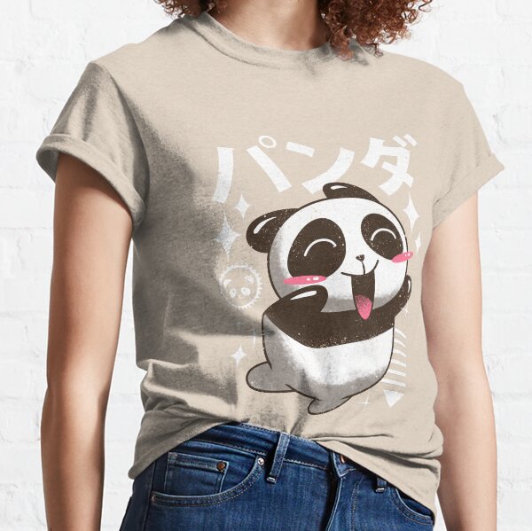 Kawaii Panda T-shirt classique