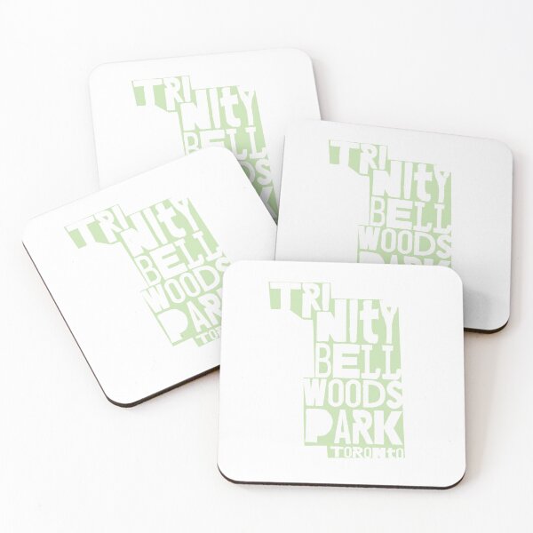 Item preview, Trinity-Bellwoods Park Toronto - Green & white designed and sold by The-Lark-Inn.