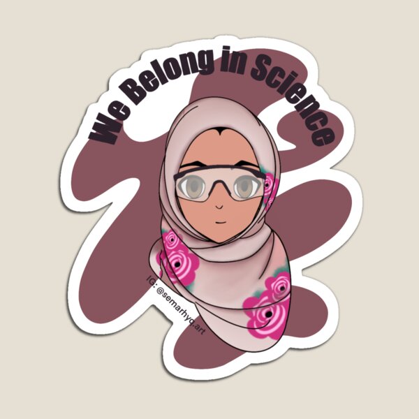 Hijabi Scientist Magnet