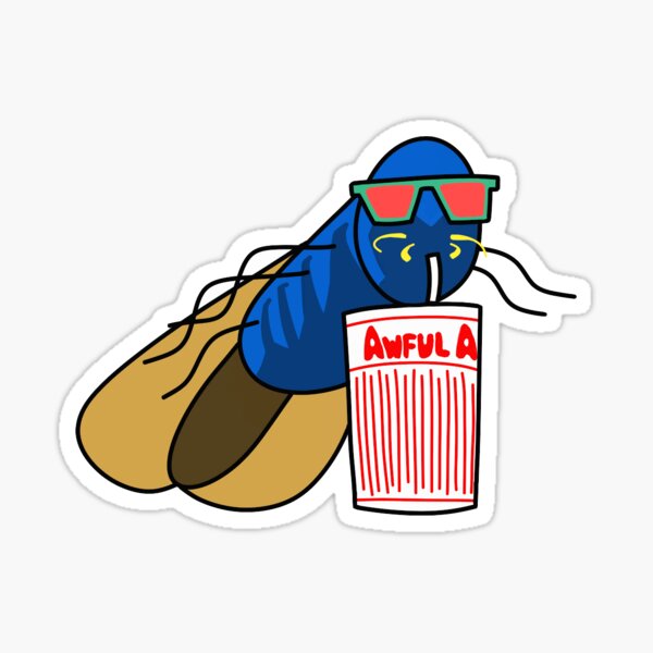 Awful Stickers Redbubble - roblox ugly closeup sticker by jayy
