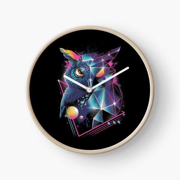Rad Owl Clock