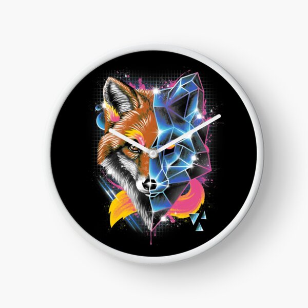 Rad Fox Clock
