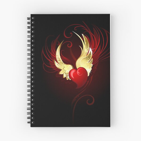 Item preview, Heart with foil wings designed and sold by Blackmoon9.