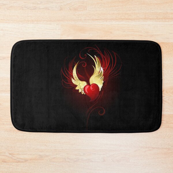 Item preview, Heart with foil wings designed and sold by Blackmoon9.