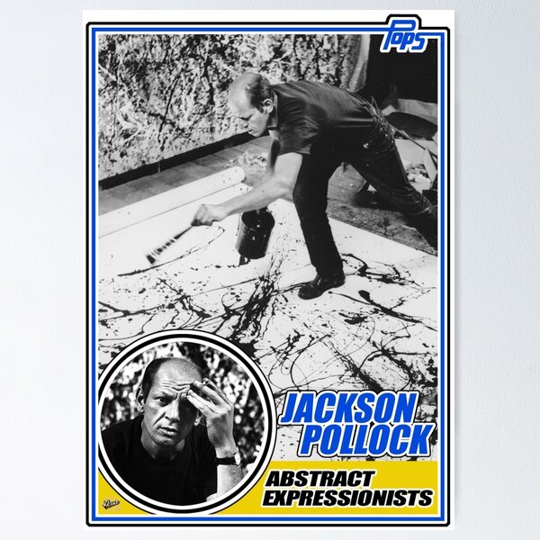 Item preview, Jackson Pollock Trading Card designed and sold by rewireddesign.
