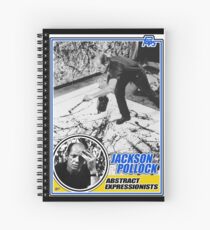 Jackson Pollock Trading Card Spiral Notebook