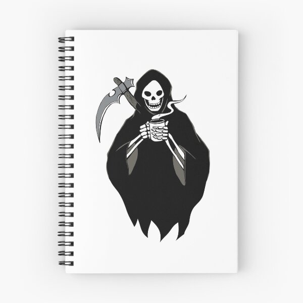 Item preview, Grim Reaper Loves Coffee Coffee Fan Gift designed and sold by oberdoofus.