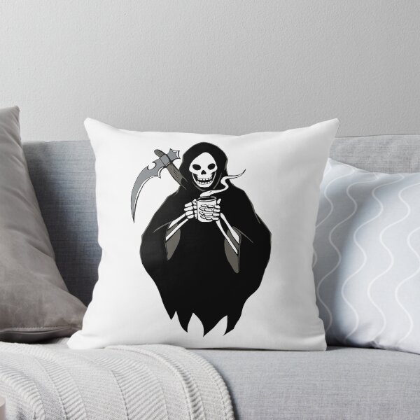 Item preview, Grim Reaper Loves Coffee Coffee Fan Gift designed and sold by oberdoofus.