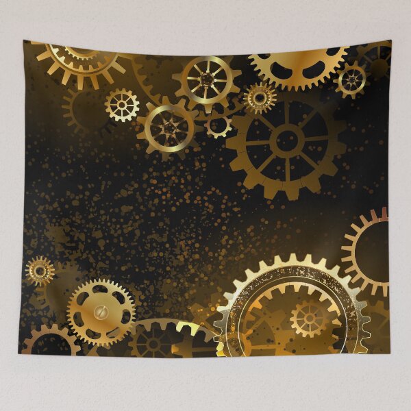 Item preview, Background with gears ( Steampunk ) designed and sold by Blackmoon9.