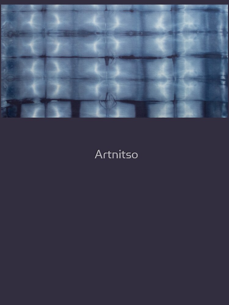 SKU546 Shibori Style - Blue Denim 2 by Artnitso