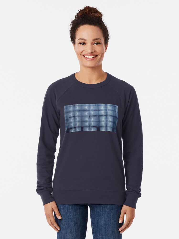 Alternate view of SKU546 Shibori Style - Blue Denim 2 Lightweight Sweatshirt