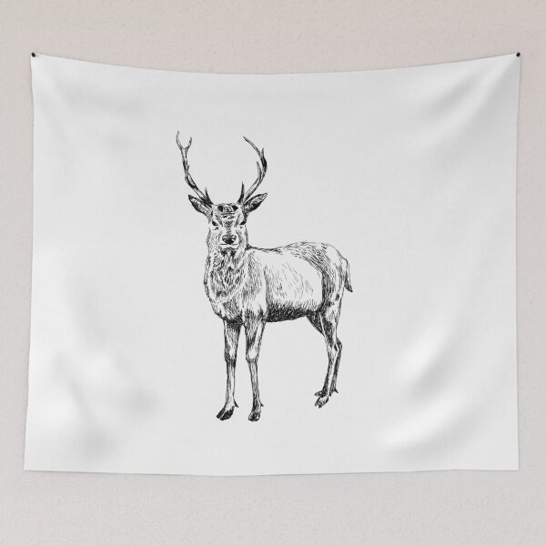 Item preview, Deer Image designed and sold by RachelsFineLine.
