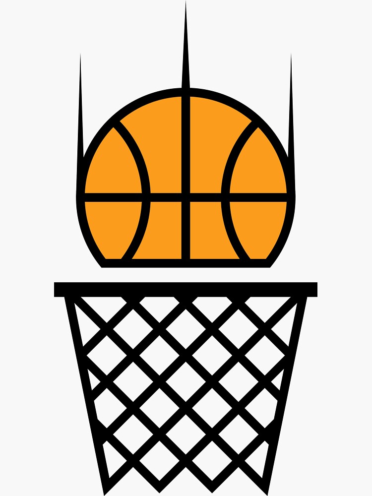"Basketball Buckets" Sticker by ll1designs Redbubble