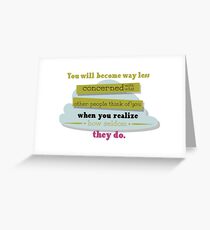 Infinite Jest Greeting Card