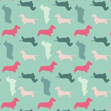 Artwork thumbnail, "Frosty" Dachshund Pattern by CanisPicta