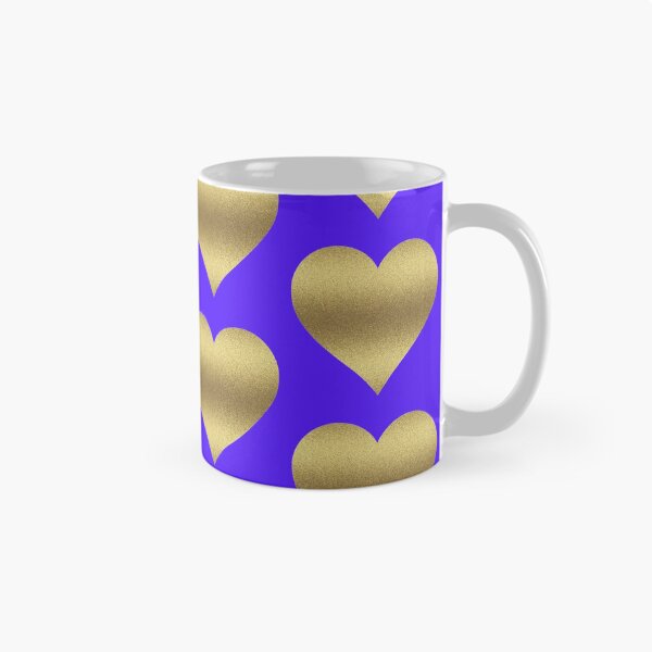 Item preview, GOLD GLITTER HEART ON HAN PURPLE designed and sold by PetsandBeyond.