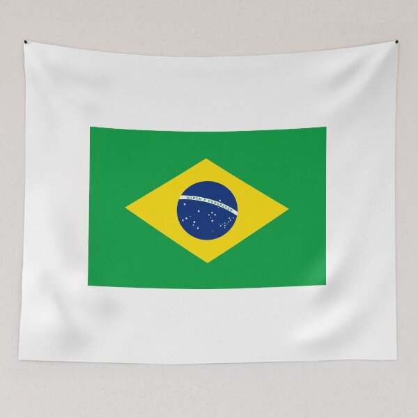 Item preview, Brazil Flag designed and sold by Angelica Herrera.