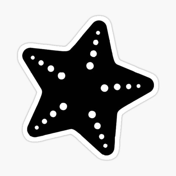 Item preview, Black Starfish designed and sold by brookebeacom.